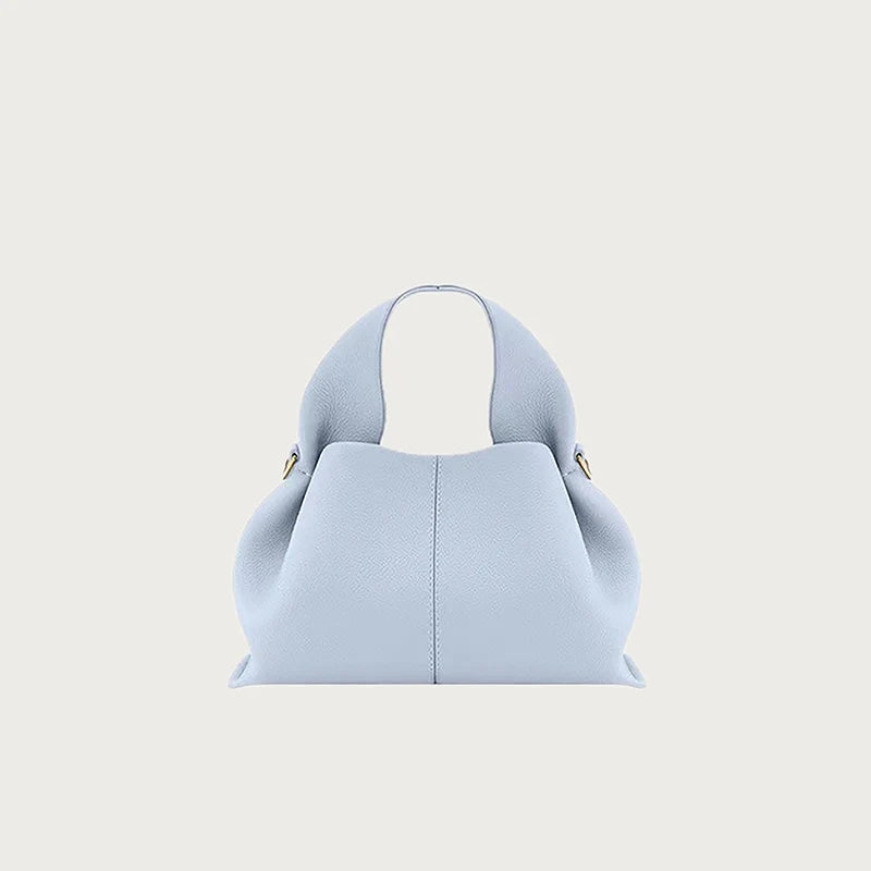 FLENCE New commuting women's single shoulder cloud bag, niche retro high-end leather single shoulder crossbody bag