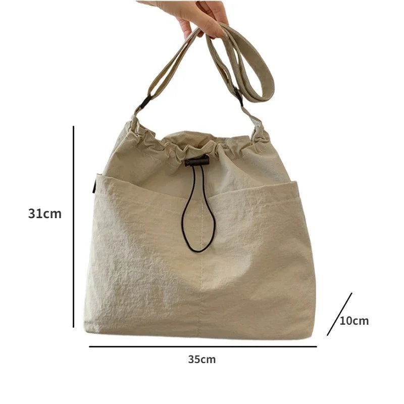 flence Versatile Shoulder Bag for Women's Summer Popular Lightweight Shoulder Crossbody Bag Minimalist Tote Handbag